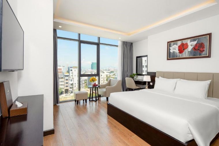 Phòng Deluxe Double With Bathtub - City view